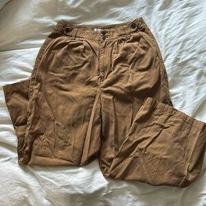Brown Madewell Harlow pants
